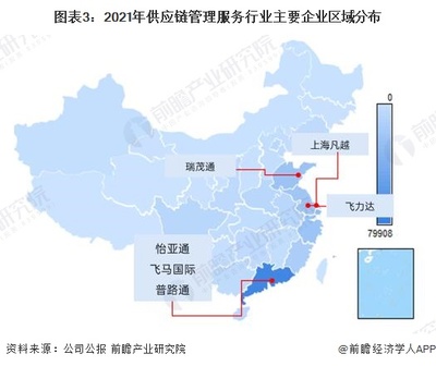 2021年供應鏈管理服務行業(yè)主要企業(yè)區(qū)域分布分析